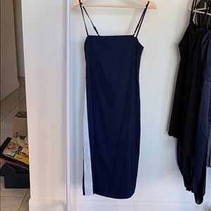 Forever 21 Blue and White MIDI Dress